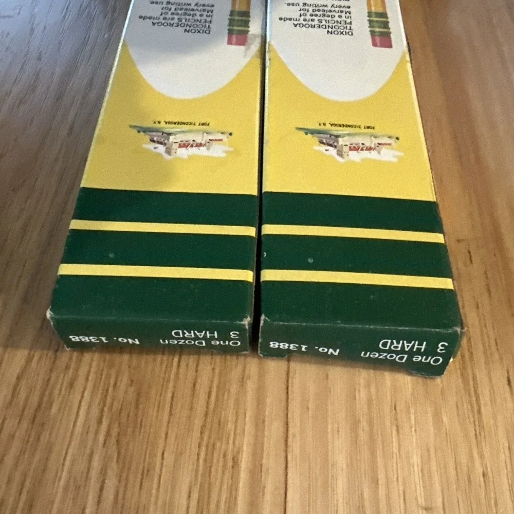 Vintage DIXON TICONDEROGA lot of 19 No 3 hard pencils. No 1388